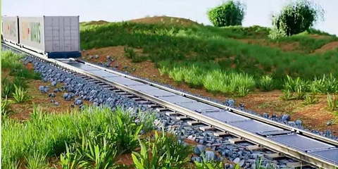 Швейцарияда пойыз жолдарына күн батареялары орнатылды