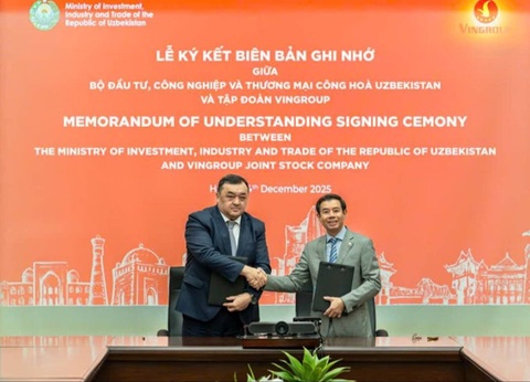 Узбекистан и вьетнамская корпорация договорились о развитии инвестиционного сотрудничества