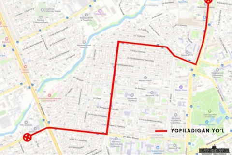 Toshkentda velomarafon munosabati bilan bir qator koʻchalar yopiladi