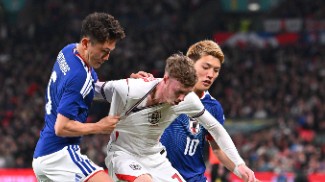 Япония обыграла Англию в товарищеском матче на «Уэмбли»