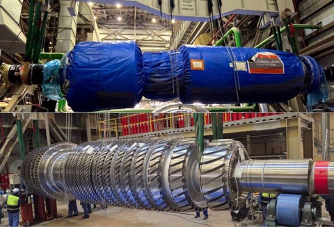 Сырдәрья ЫЭСке Япониядан жаңа ротор алып келинди