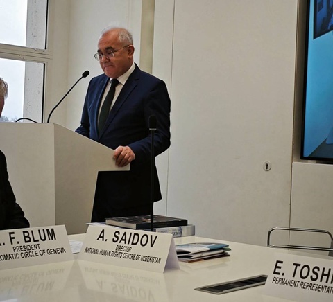 Во Дворце Наций в Женеве проведен День Конституции Узбекистана