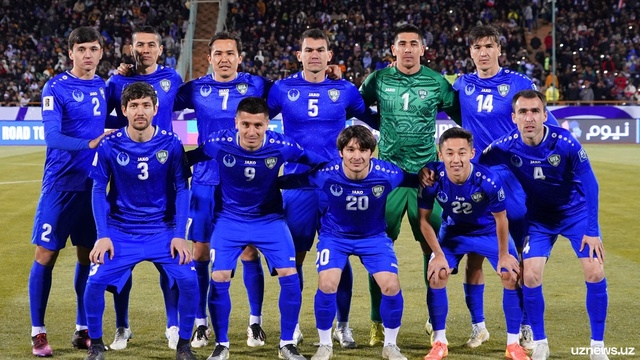 Uzbekistan national team faces Gabon today in FIFA series