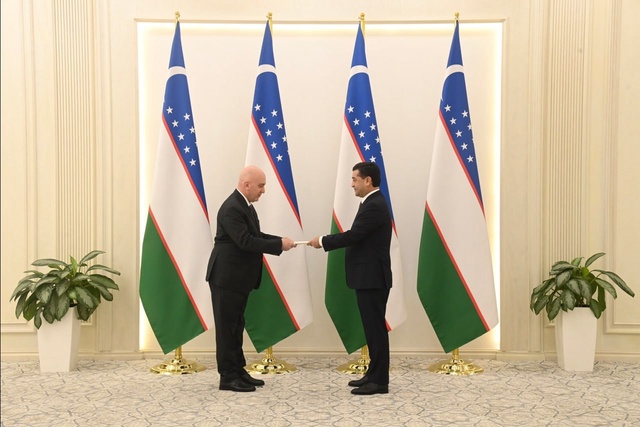 O'zbekiston tashqi ishlar vaziri Armanistonning yangi elchisini qabul qildi