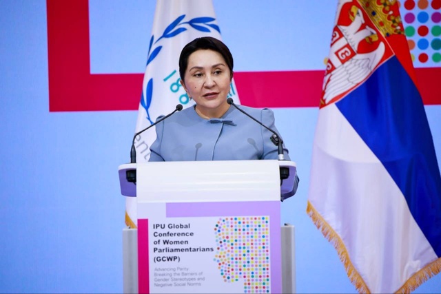 Белградта болып өткен Парламент ҳаял-қызларының глобал конференциясында Өзбекстан тәжирийбеси атап өтилди