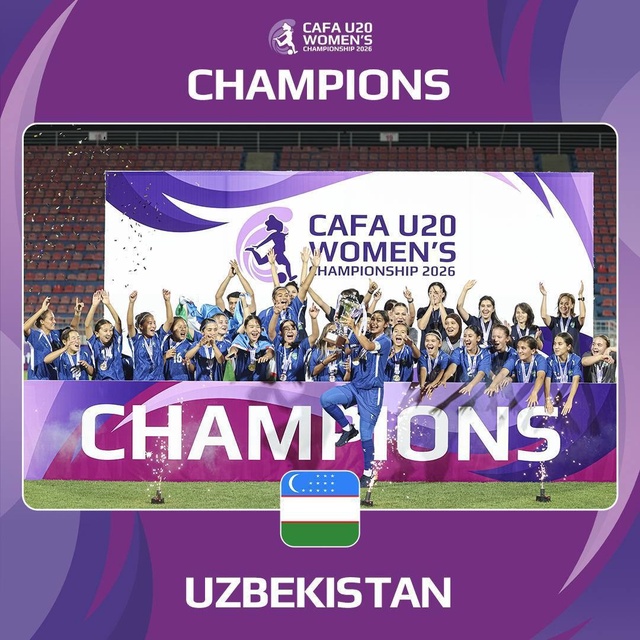 Futbol boʻyicha O‘zbekiston U20 ayollar terma jamoasi CAFA turnirida gʻalaba qozondi