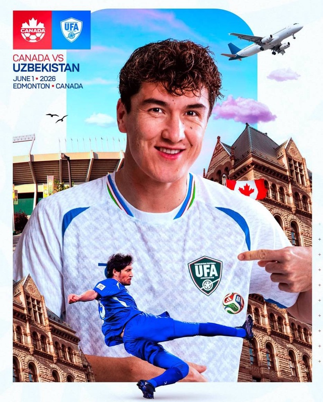 Сборная Узбекистана сыграет с Канадой в товарищеском матче