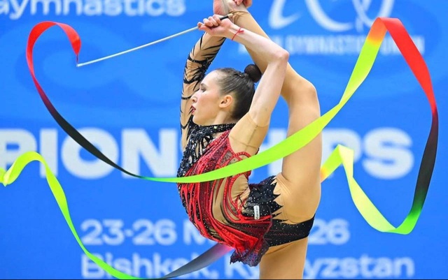 Гимнастки Узбекистана завоевали 16 медалей на чемпионате Азии