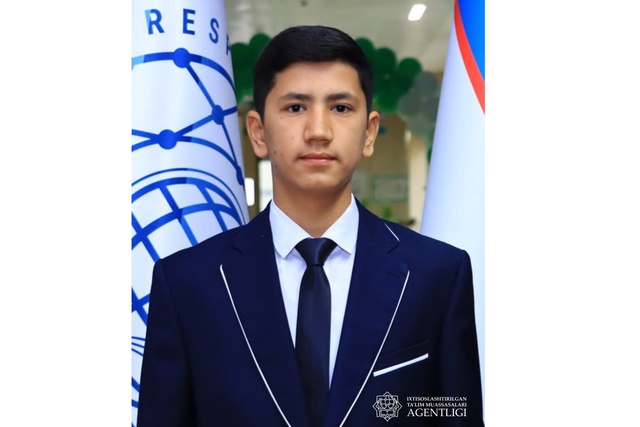 Fargʻonalik oʻquvchi dunyoda SIga ixtisoslashgan birinchi universitetga toʻliq grant asosida qabul qilindi