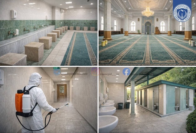 Дар Ӯзбекистон омодагии масҷидҳо ба ҷашни Рамазон ба анҷом расид