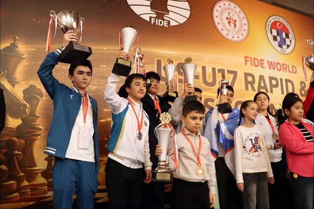 Young chess players of Uzbekistan took the first place in the team competition at the World Championship!